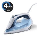 Braun TexStyle 7 SI7062BL Ferro da Stiro a Vapore con 4 Anni di Assistenza, Tecnologia FreeGlide 3D, Punta di Precisione, Supervapore 225gr/min, capacità 300ml, bianco/celeste - immagine 3