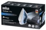 Braun TexStyle 7 SI7062BL Ferro da Stiro a Vapore con 4 Anni di Assistenza, Tecnologia FreeGlide 3D, Punta di Precisione, Supervapore 225gr/min, capacità 300ml, bianco/celeste - immagine 8