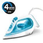 Braun Texstyle 3 SI3053BL Ferro da Stiro a Vapore con 4 Anni di Assistenza, Autospegnimento, Riempimento Facile, 270ml, potente getto vapore da170 g/m, Punta di precisione, Blu/Bianco - immagine 3