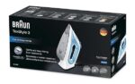 Braun Texstyle 3 SI3053BL Ferro da Stiro a Vapore con 4 Anni di Assistenza, Autospegnimento, Riempimento Facile, 270ml, potente getto vapore da170 g/m, Punta di precisione, Blu/Bianco - immagine 8