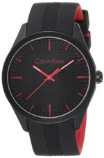 Calvin Klein K5E51TB1 - Orologio da polso unisex, analogico, al quarzo, in gomma