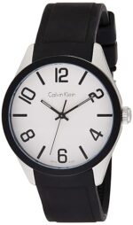 Calvin Klein Orologio Analogico Quarzo Uomo con Cinturino in Silicone K5E51CB2