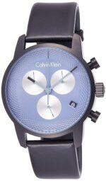 Calvin Klein Orologio Cronografo Quarzo Uomo con Cinturino in Pelle K2G177C3
