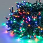 Catena 15 m, 300 miniled Multicolor, Cavo Verde, Controller 8 Giochi, Catena Natalizia, luci Colorate, Decorazione Luminosa - immagine 4
