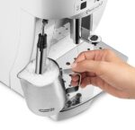 De'Longhi Magnifica S ECAM22.110.W Macchina da Caffè Automatica per Espresso e Cappuccino, Caffè in Grani o in Polvere, 1450 W, Bianco - immagine 3