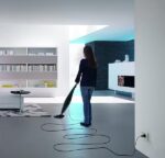 De'Longhi XL125.21 Colombina Class Scopa Elettrica senza Sacco, 3 Livelli di Potenza, Filtro HEPA, Sistema Facile Pulizia EASY CLEAN, Spazzola Multifunzione, Avvolgicavo, Posizione Verticale, Blu - immagine 7