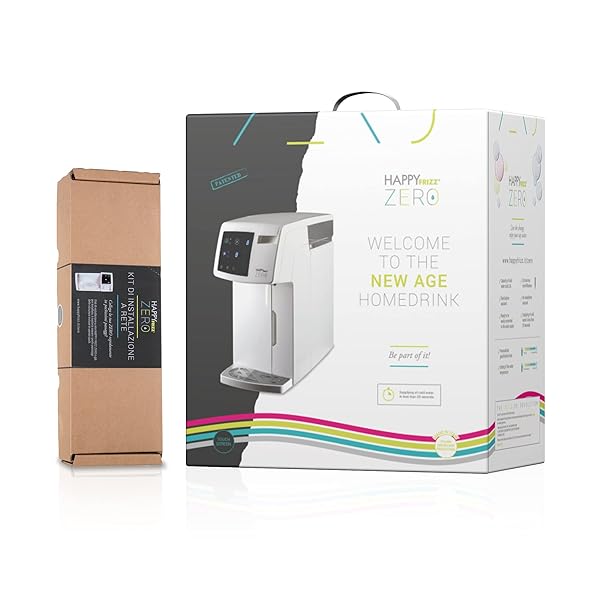FRIGO-FILTRO-GASATORE-Happy-Frizz-ZERO-KIT-INSTALLAZIONE-A-RETE-B07GNJVT4G FRIGO FILTRO GASATORE Happy Frizz ZERO + KIT INSTALLAZIONE A RETE - immagine 1