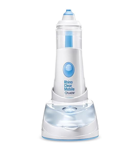 Flaem-Rhino-Clear-Mobile-Doccia-Nasale-Portatile-e-Ricaricabile-Lavaggio-Nasale-Bambini-e-Adulti-Trattamento-delle-A-B00G4407F4 Flaem, Rhino Clear Mobile, Doccia Nasale Portatile e Ricaricabile, Lavaggio Nasale Bambini e Adulti, Trattamento delle Alte Vie Respiratorie per Raffreddori, Sinusite e Allergie, Made in Italy - immagine 1
