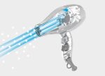 GAMMAPIU’ Asciugacapelli Professionale Active Oxygen Bianco, Nano Silver Technology, Phon per Capelli Leggero, Silenzioso e Potente, Fon con Tecnologia a Ioni, Griglia Rivestita in Argento, W1800-2100 - immagine 5