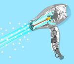 GAMMAPIU’ Asciugacapelli Professionale Active Oxygen Bianco, Nano Silver Technology, Phon per Capelli Leggero, Silenzioso e Potente, Fon con Tecnologia a Ioni, Griglia Rivestita in Argento, W1800-2100 - immagine 6