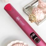 Gama Italy Professional CP1 wide Tourmaline 5D, Piastra Per Capelli, Tecnologia Ion Plus, Rosso - immagine 6