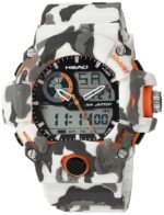 HEAD Orologio Multi-quadrante Quarzo Uomo con Cinturino in Resina HE-105-02