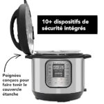 Instant Pot Duo 80 7 in 1 Pentola a Pressione Elettrica/ Vaporiera / Scaldavivande in Acciaio Inossidabile, Adatta a Cucinare Riso, Zuppa, Verdura e Yogurt a Cottura Lenta, 8 L - immagine 5