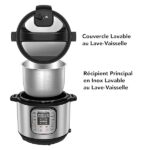 Instant Pot Duo 80 7 in 1 Pentola a Pressione Elettrica/ Vaporiera / Scaldavivande in Acciaio Inossidabile, Adatta a Cucinare Riso, Zuppa, Verdura e Yogurt a Cottura Lenta, 8 L - immagine 7