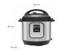 Instant Pot Duo 80 7 in 1 Pentola a Pressione Elettrica/ Vaporiera / Scaldavivande in Acciaio Inossidabile, Adatta a Cucinare Riso, Zuppa, Verdura e Yogurt a Cottura Lenta, 8 L - immagine 8