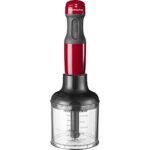 KitchenAid 5KHB2571 Frullatore a Immersione, 180 W, 1 Liter, 42 Decibel, Acciaio, 5 velocità, Rosso - immagine 6