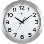 LOWELL Orologio da Parete al Quarzo ø 36 cm Cassa in Alluminio Satinato 14929 - immagine 3