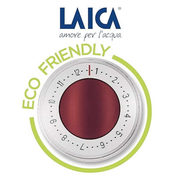 Laica Carmen Tosca Caraffa Filtrante per il trattamento dell'acqua J35HB, colore crema/bordeaux - immagine 5