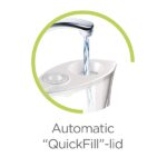 Laica Carmen Tosca Caraffa Filtrante per il trattamento dell'acqua J35HB, colore crema/bordeaux - immagine 6