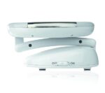 Laica MD6051 Specchio per il Trucco e il Make Up del Viso , Retroilluminato, Richiudibile, Ingrandimento X3, Diametro Specchio 12, 5 cm - immagine 4