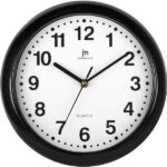 Lowell Justaminute 00710 Quartz wall clock Cerchio Nero