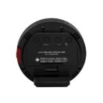 Marathon Orologio da tavolo atomico con sveglia e pulsante posteriore | Formato 12/24 ore con temperatura | Auto impostazione e regolazione rotonda orologio da tavolo - immagine 3