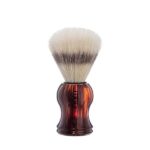 Nom – Pennello da barba – Serie Gustav – Setole pure – Plastica Avana