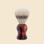 Nom – Pennello da barba – Serie Gustav – Setole pure – Plastica Avana - immagine 3