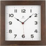 OROLOGIO JM QUADRO 28 LEGNO NOCE 21035N - immagine 3
