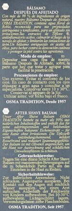 OSMA LABORATOIRES Balsamo Dopobarba, 50 ml - immagine 8