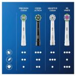 Oral-B Clean Maximiser Cross Action Testine Spazzolino Elettrico, 3D white, Azione Sbiancante, Confezione da 3 Pezzi, Nero - immagine 6