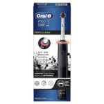 Oral-B Pro 3-3000 Spazzolino Elettrico 3 Modalità Di Spazzolamento, Sensore Di Pressione, Per Denti Sensibili 1 Testina, Batteria Litio Idea Regalo, Nero, ‎20.5 x 19.7 x 25.7 cm; 268 grammi - immagine 8
