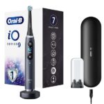 Oral-B iO 9 - Spazzolino elettrico con tecnologia magnetica, microvibrazioni, 7 programmi di pulizia e display a colori, custodia da viaggio, nero onice - immagine 3