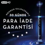 Oral-B iO 9 - Spazzolino elettrico con tecnologia magnetica, microvibrazioni, 7 programmi di pulizia e display a colori, custodia da viaggio, nero onice - immagine 4