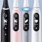 Oral-B iO Series - Spazzolino da denti elettrico ricaricabile con 1 manico intelligente, colore nero, 1 spazzola e 1 custodia da viaggio Premium in omaggio - immagine 5