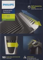 PHILIPS BT3206/14 Tagliacapelli e barba - Serie 3000 - 10 altezze di taglio - bianco - immagine 6