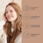 Panasonic EH-NA65-K825 Asciugacapelli 2000 W Stile Professionale con Tecnologia Idratante Nanoe, No Doppie Punte, No Crespo, Asciugatura Rapida e Delicata, Nero e Fucsia - immagine 7