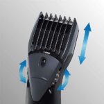 Panasonic ER-GB36-K503 Regolabarba e Tagliacapelli, Taglio 2-18 mm in 12 Step, Taglio 0.5 mm senza Pettine Accessorio, Utilizzo con o senza Filo, Design Ergonomico, Ricaricabile, Lavabile, Nero - immagine 5