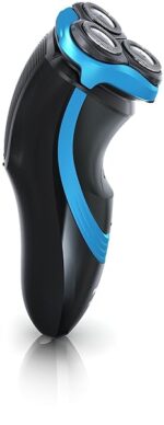 Philips AquaTouch AT750/16 rasoio elettrico Rotazione Nero, Blu - immagine 6