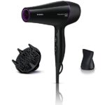 Philips BHD176/00 DryCare Pro Asciugacapelli Professionale, Nero/Viola