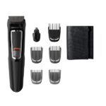 Philips Grooming Kit serie3000 MG3720/15 Tagliacapelli, Regolabarba uomo, Rifinitore Baffi/Naso/Orecchie, 7in1