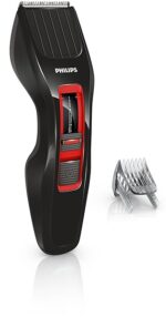Philips HC3420/15 Serie 3000 Tagliacapelli, Cordless, 13 Lunghezze, Lame DualCut, Nero