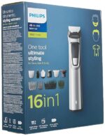 Philips MULTIGROOM Series 7000 MG7736/15 hair trimmers/clipper Black Silver - immagine 9
