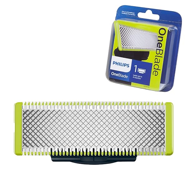 Philips-OneBlade-1-Lame-di-Ricambio-in-Acciaio-Inossidabile-per-Rifinire-Tagliare-e-Radere-Compatibili-con-Tutti-i-Man-B01LZQA14L Philips OneBlade 1 Lame di Ricambio in Acciaio Inossidabile per Rifinire, Tagliare e Radere, Compatibili con Tutti i Manici OneBlade (modello QP210/50) - immagine 1