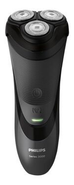 Philips Rasoi Elettrici Serie 3000 S3110/06 Rasoio Elettrico per Rasatura a Secco con Lame ComfortCut, Testina Flex 4 Direzioni, 45 Minuti Autonomia, 8 Ore Ricarica