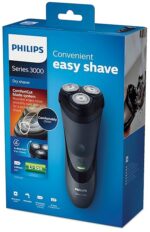 Philips Rasoi Elettrici Serie 3000 S3110/06 Rasoio Elettrico per Rasatura a Secco con Lame ComfortCut, Testina Flex 4 Direzioni, 45 Minuti Autonomia, 8 Ore Ricarica - immagine 8