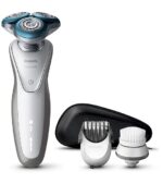 Philips S7530/50 Rasoio Elettrico Uomo S7000, Wet&Dry, Testina DynamicFlex 5 Direzioni, Ghiere con Tecnologia Comfort, Rifinitore Precisione, Spazzola per la Pulizia Viso
