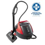 Polti Vaporetto Pro 85_Flexi, Pulitore A Vapore 4,5 Bar, Per Pulizie Profonde Solo Con Acqua, Spazzola Vaporflexi Per Tutti I Pavimenti, Anche Tappeti E Parquet, Made In Italy, Rosso - immagine 3