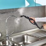 Polti Vaporetto Pro 85_Flexi, Pulitore A Vapore 4,5 Bar, Per Pulizie Profonde Solo Con Acqua, Spazzola Vaporflexi Per Tutti I Pavimenti, Anche Tappeti E Parquet, Made In Italy, Rosso - immagine 5