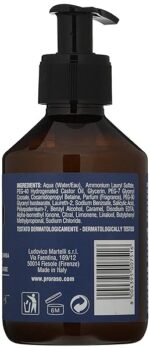 Proraso Detergente Barba Azur Lime, 200ml, Shampoo barba detergente per uomo con azione purificante per la cura della barba, Made in Italy - immagine 4